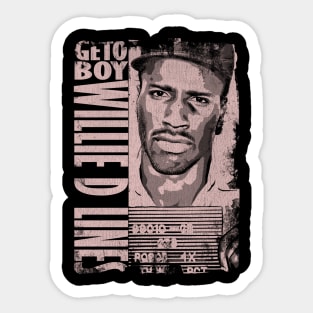 Willie D Lines - Geto Boys Sticker